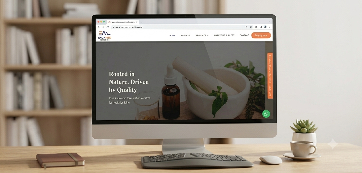 Project presentation for Ekonmed Remedies